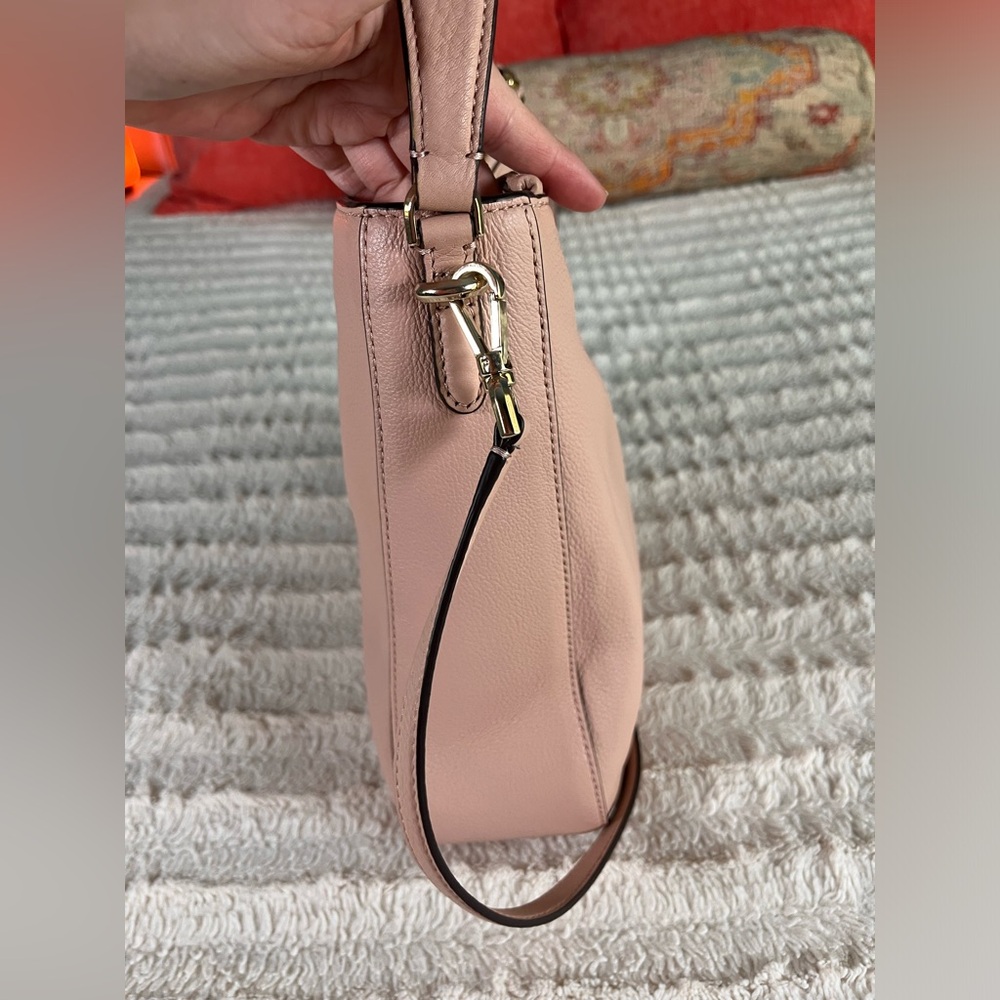 Kate Spade Jackson Leather Shoulder Bag Pink NWT - Picture 8 of 13